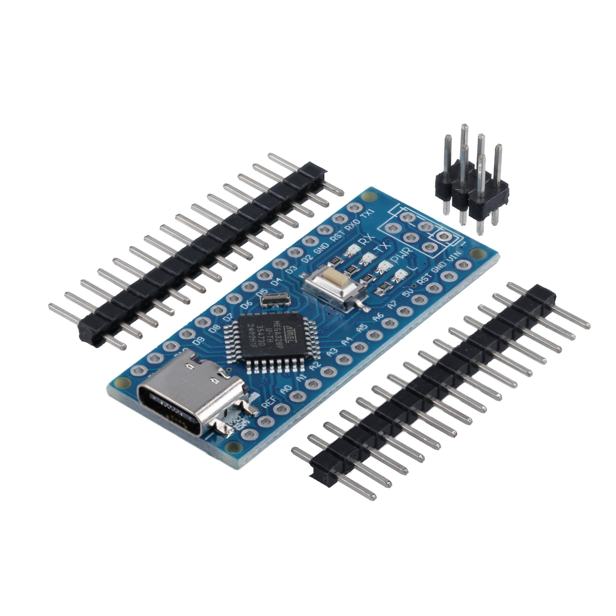 AZ - Nano V3 - Board Set mit USB - C Anschluss | Atmega CH340 Chip Atmega328 CH340 | kompatibel mit Arduino, Arduino Pro Micro und Arduino Nano V3 - AZ - Delivery