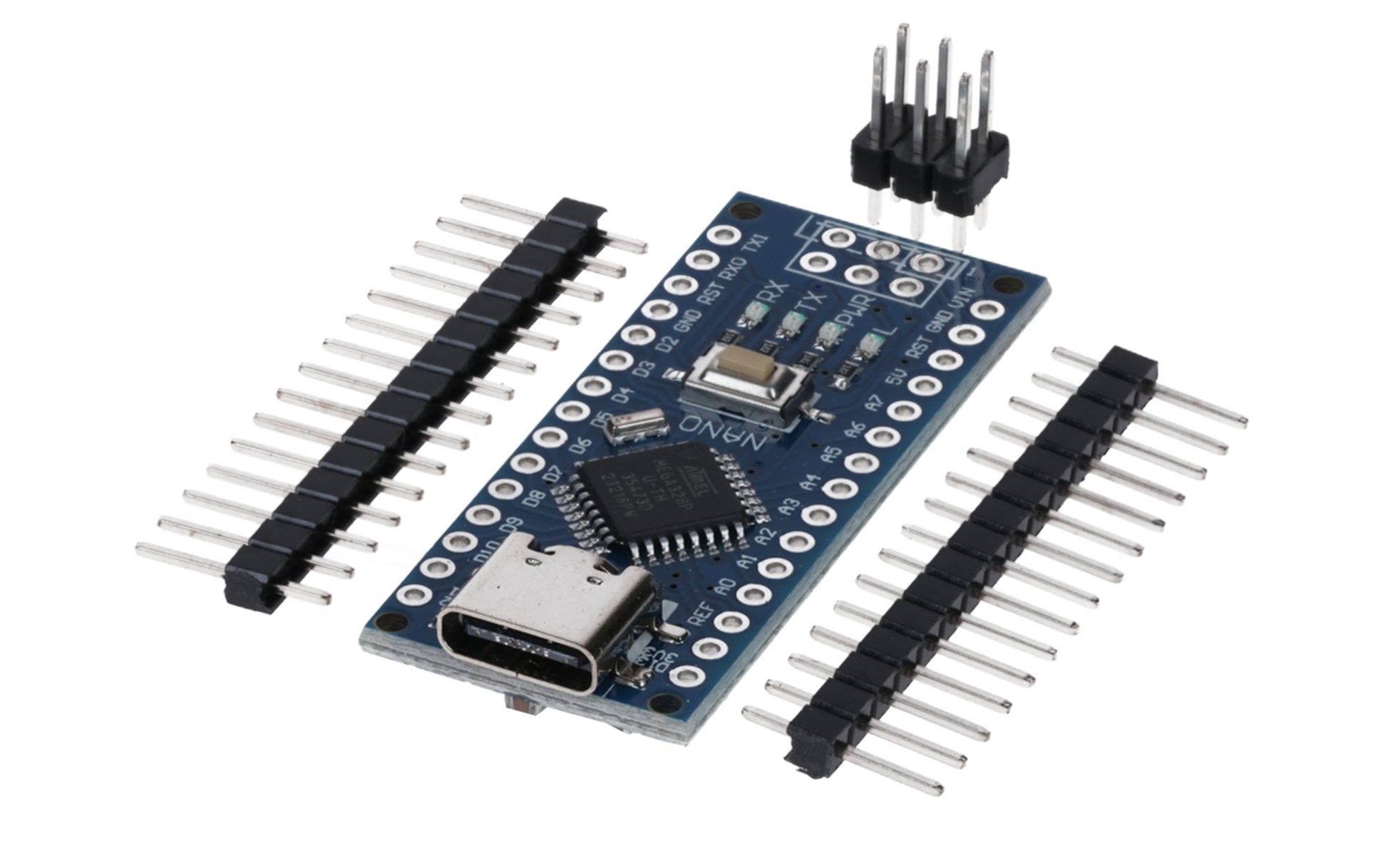 AZ - Nano V3 - Board Set mit USB - C Anschluss | Atmega CH340 Chip Atmega328 CH340 | kompatibel mit Arduino, Arduino Pro Micro und Arduino Nano V3 - AZ - Delivery