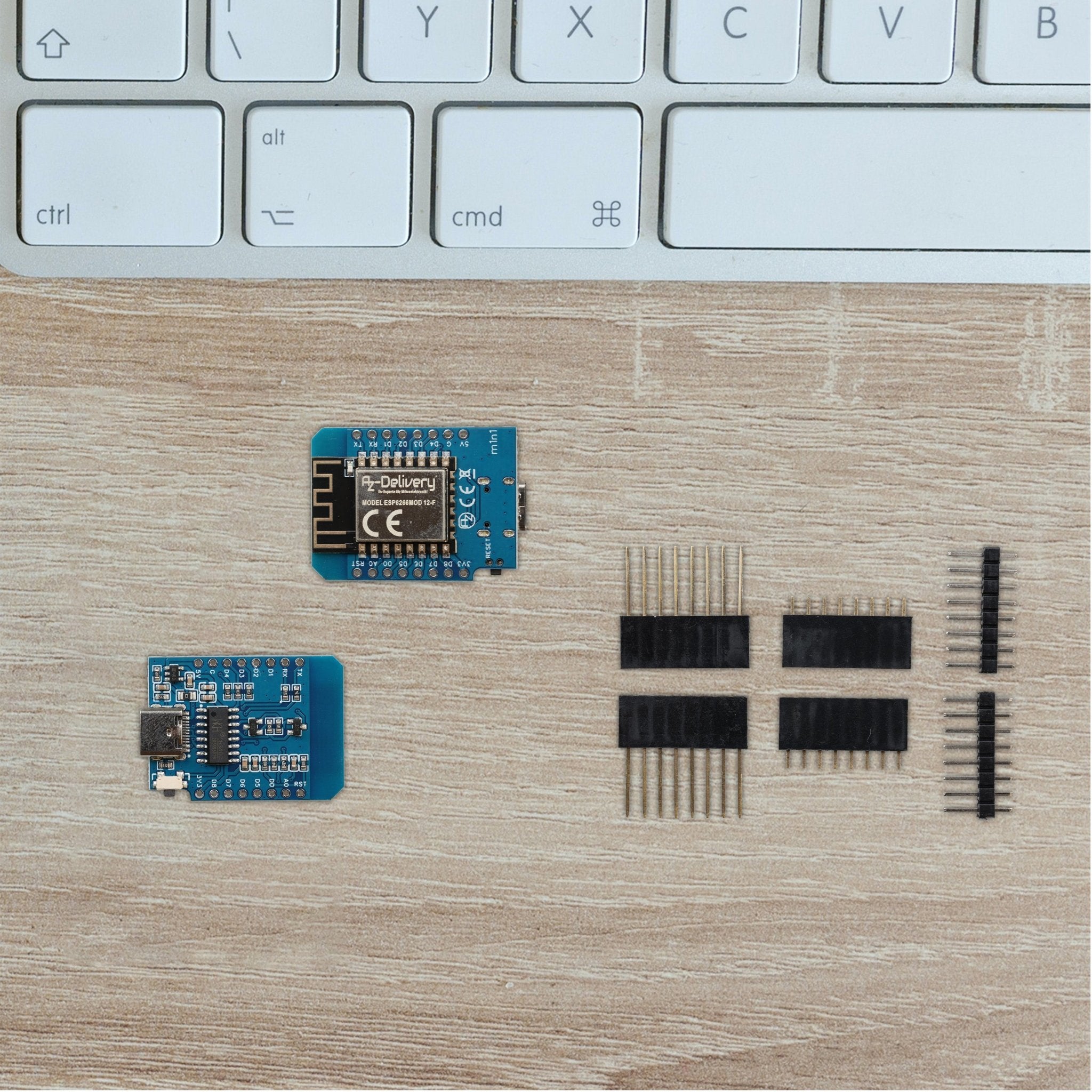 D1 Mini NodeMcu mit ESP8266 - 12F mit USB - C Anschluss WLAN Module CH340G Lua kompatibel mit Arduino - AZ - Delivery