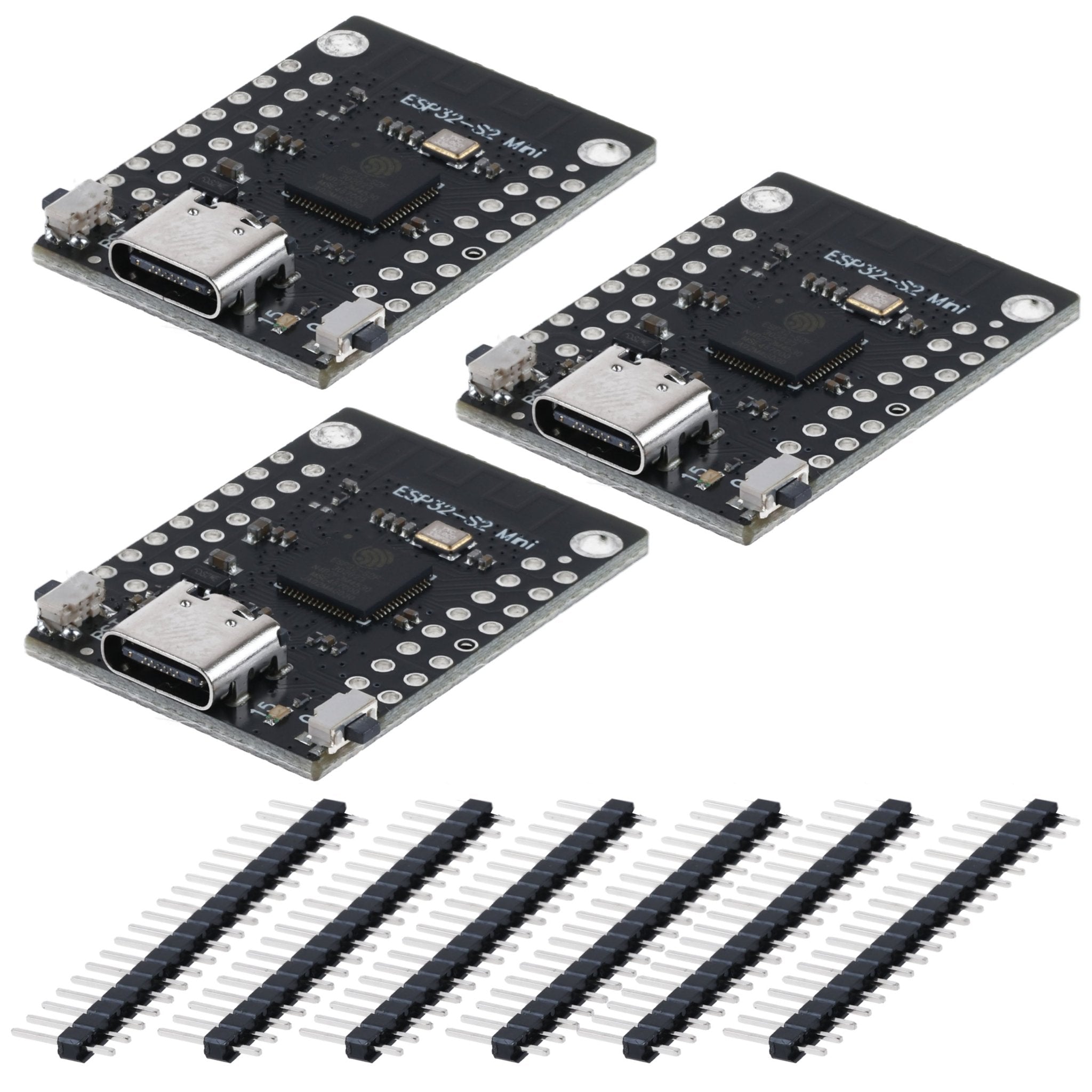 ESp32 S2 Mini mit ESP32 - S2FN4R2 WIFI IC und USB - Type - C kompatibel mit Micropython und Arduino, unverlötet - AZ - Delivery