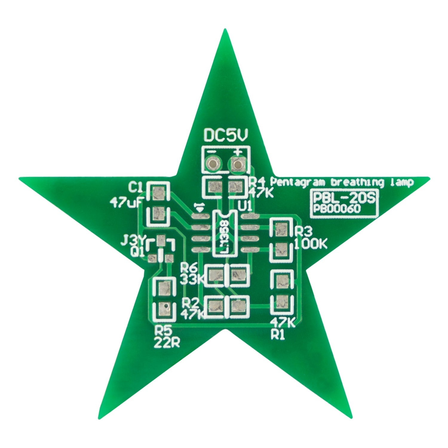 LED Weihnachtsstern Lötset – DIY Elektronik Bausatz für einen Stern mit rotem Beleuchtungseffekt - AZ - Delivery