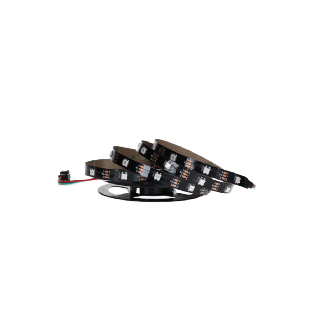 WS2812B 30 LEDs/m 30 Pixels/m LED Strip RGB adressierbarer LED Streifen mit 5050 SMD LEDs IP20 Schwarz nicht Wasserdicht - AZ - Delivery