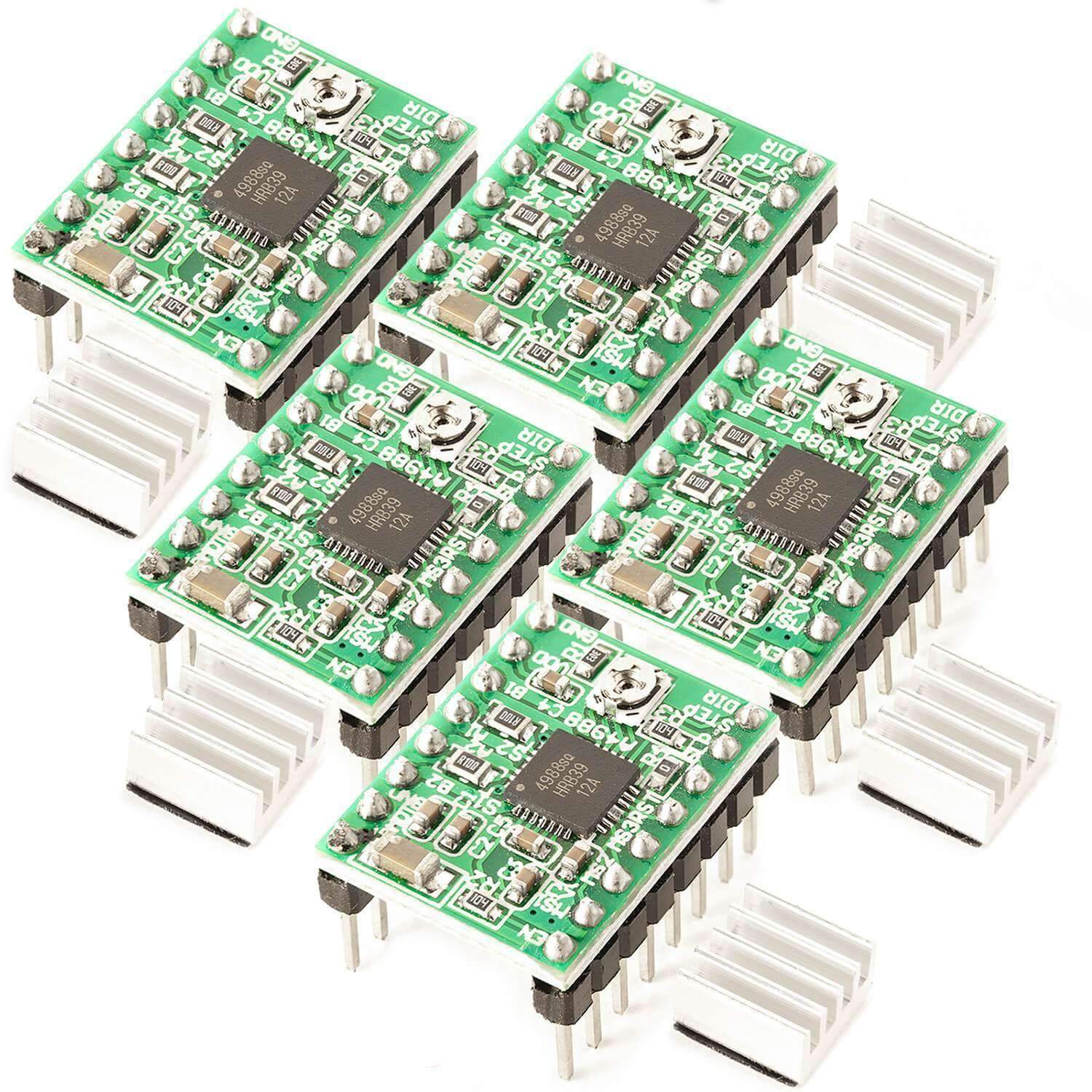 A4988 Step motor driver module compatible with Arduino and