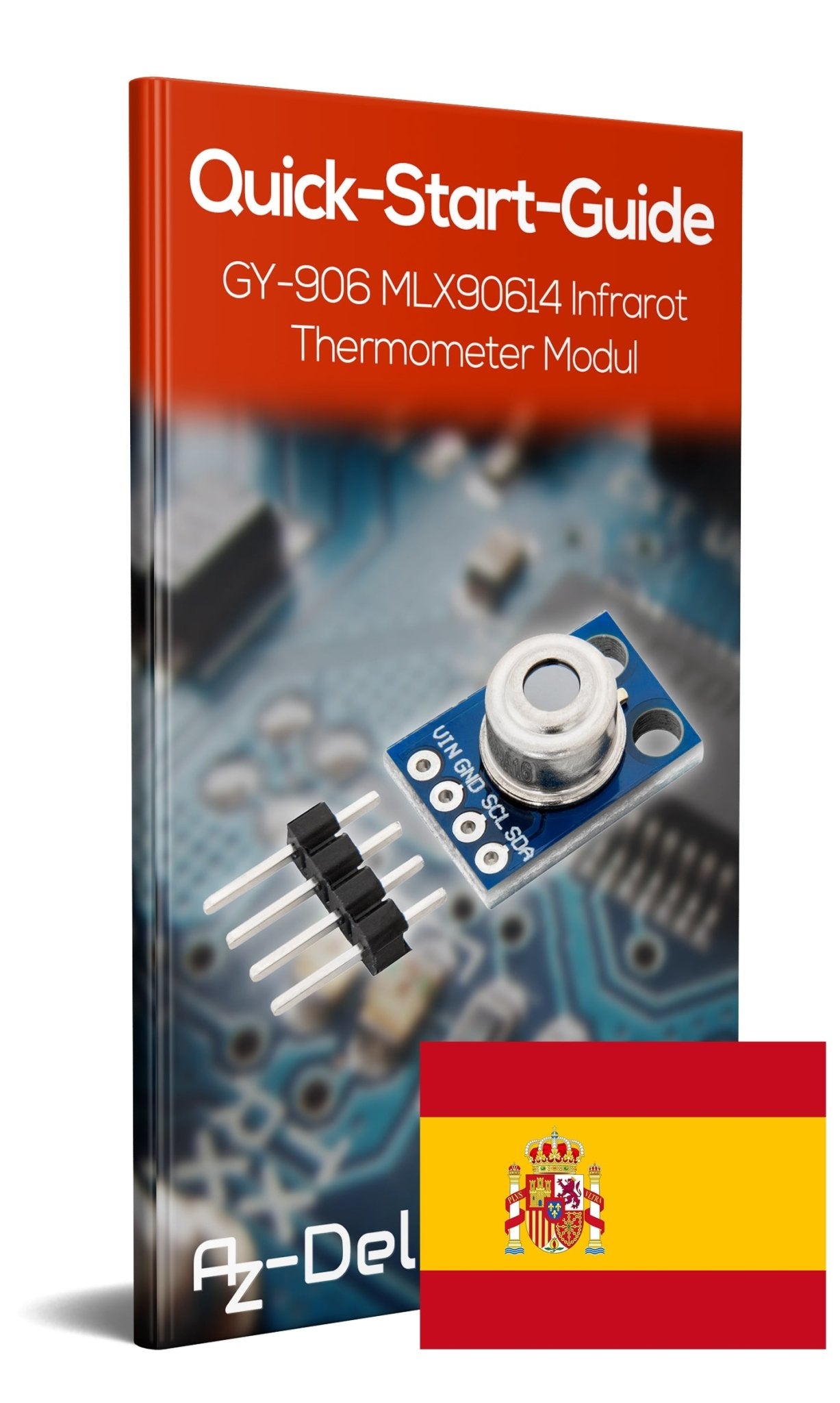 GY-906 MLX90614 Infrarot Thermometer Modul IR Temperatursensor - AZ-Delivery