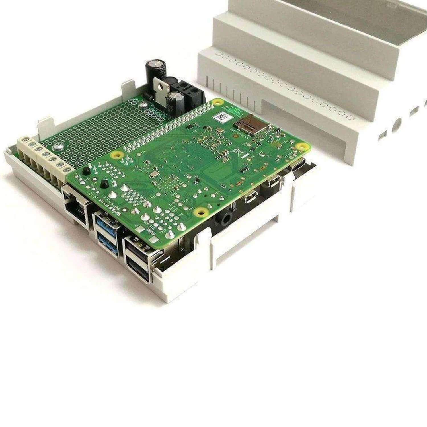 Hutschienengehäuse Set für Raspberry Pi 4B - AZ-Delivery