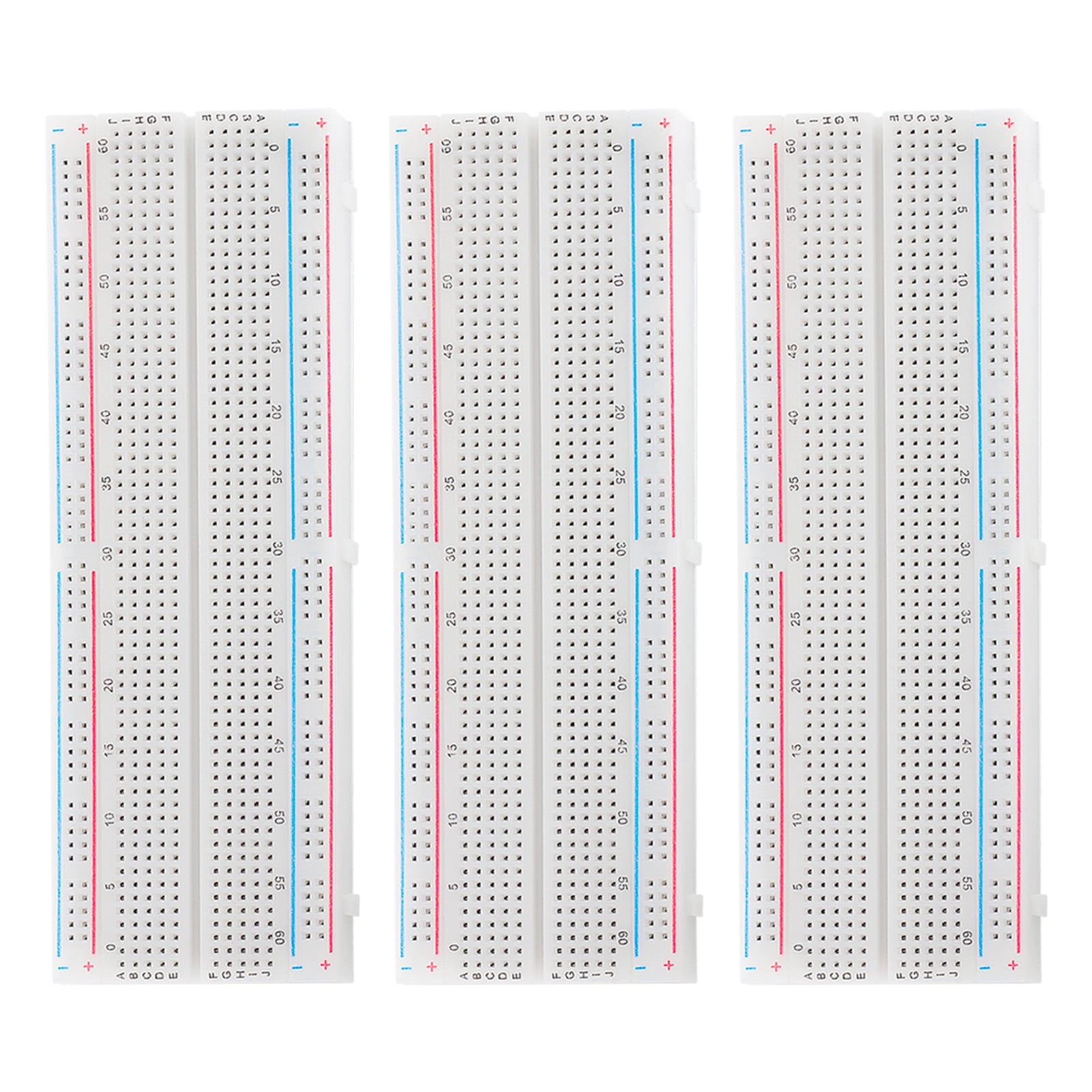 AZDelivery MB 102 Kit Électronique: Platine d'essai à 830 Points Breadboard  + Adaptateur Secteur (3,3V/5V) + 65 Morceaux de câbles Compatible avec  Arduino et Raspberry Pi incluant Un E-Book! : : Informatique