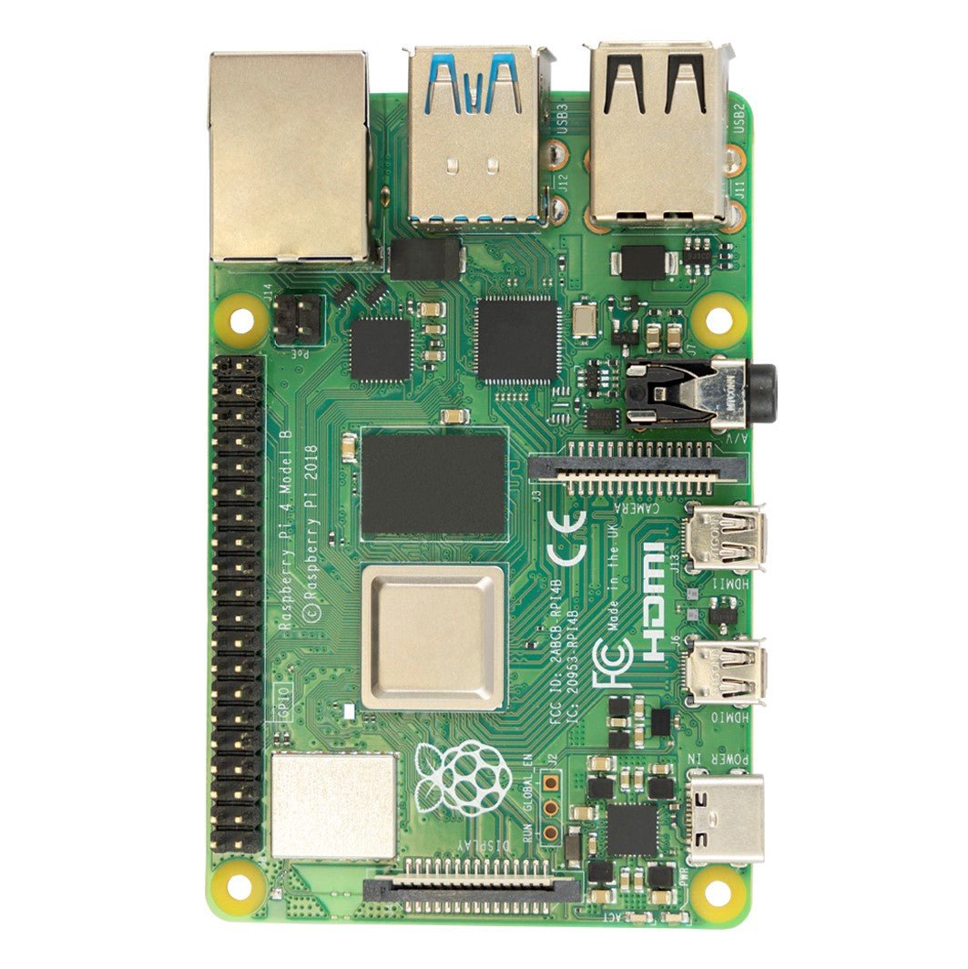 Raspberry Pi 4 B | 4GB RAM | Single Board Computer | 4x1.8 GHz CPU | W